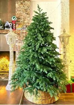 Christmas Tree 210 CM PE + PVC  - საახალწლო ნაძვის ხე შერეული სილიკონის წიწვებით, 8 image