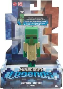 Minecraft Legends Zombie with Action - მაინქრაფთის სათამაშო ფიგურა, 7 image