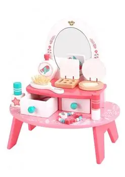 My Pink Wooden Dresser Set With Accsesoriess  - ხის საბავშვო ტრილიაჟი აქსესუარებით, 3 image