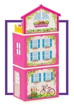 Dede LOLA'S HOUSE 3 FLOORS სათამაშო თოჯინის სახლი 03662, 8 image