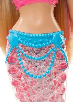 BARBIE Dreamtopia Rainbow Mermaid MTL-DHC40 ქალთევზა მანათობელი კუდით, 5 image