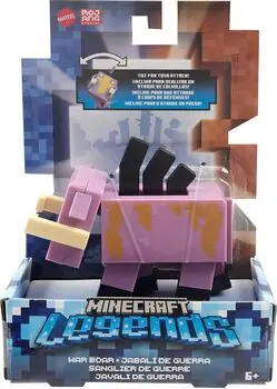 Minecraft Legends War Boar with Action - მაინქრაფთის სათამაშო ფიგურა, 7 image