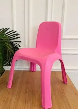 Pilsan-ის საბავშვო სკამი  03 417 KING CHAIR LIGHT PINK, 2 image
