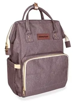KikkaBoo-ს დედის ჩანთა Mama bag Siena Brown
