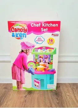 Dede 01505 CANDY & KEN CHEF KITCHEN SET სათამაშო სამზარეულო აქსესუარებით, 8 image
