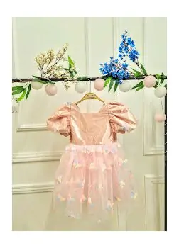 Baby Princess Butterfly Dress Light Pink -  საბავშვო კაბა, 3 image