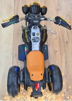 Vintage Moto Black  - ელექტრო მოტოციკლი ტყავის სავარძლით, 5 image