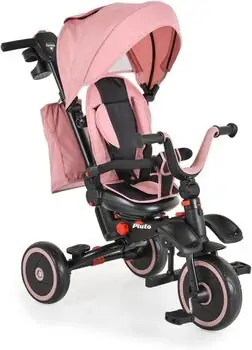 Byox Tricycle Pluto Pink  სასეირნო ველო-ეტლი, 5 image