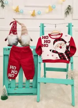 Ho! Ho! Ho! Santa Claus 2 In 1 Set White - საბავშვო ტანსაცმლის ნაკრები