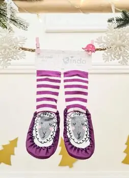 Baby Socks Sheep Purple - საბავშვო წინდები