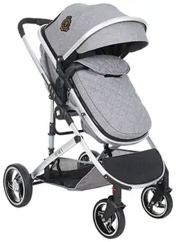KikkaBoo Tiara 3in1 Grey ახალშობილის ეტლის კომპლექტი, 2 image
