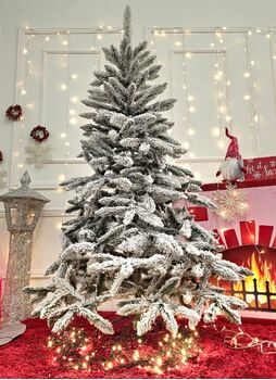 Victoria Snow-Covered Christmas Tree PVC 180 CM ნაძვის ხე დათოვლილი ტოტებით, 2 image