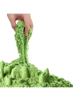 Dede ART CRAFT GREEN 500 GR ACCESSORIES MODELING PLAY SAND კინეტიკური ქვიშის ნაკრები 03687, 2 image