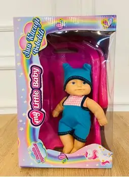TOY DOLL WITH CARRIER სათამაშო თოჯინა კალათით, 6 image