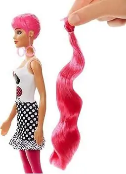 Barbie Color Reveal Dolls MTL-GWC56 თოჯინა ფერის ტრანსფორმაციით, 6 image