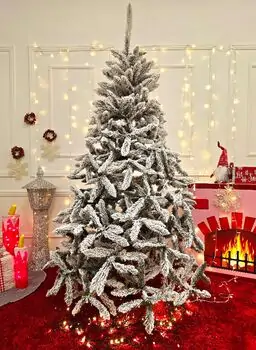 Victoria Snow-Covered Christmas Tree PVC 220 CM ნაძვის ხე დათოვლილი ტოტებით, 2 image