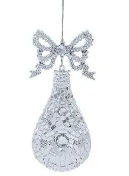 Silver Diamond Ornaments Hanging Decoration - ნაძვის ხის სათამაშო