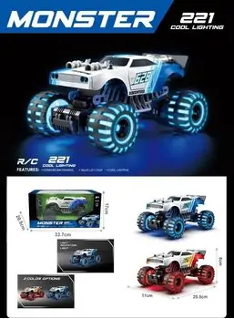 Tire Control Car With Lights - სათამაშო მანქანა დისტანციური მართვით და განათებით, 2 image