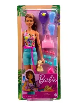 Barbie GKH73 Fabulous Wellness Doll  - ბარბის სათამაშო თოჯინა, 7 image