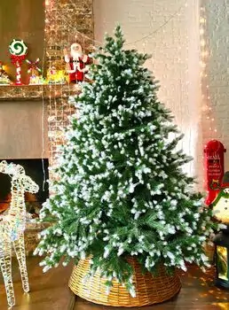 Christmas Tree 180 CM PE+PVC საახალწლო ნაძვის ხე შერეული სილიკონის წიწვებით
