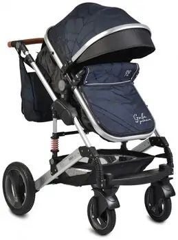 Cangaroo Gala 2in1 Premium Azure საბავშვო ტრანსფორმერი ეტლი, 5 image