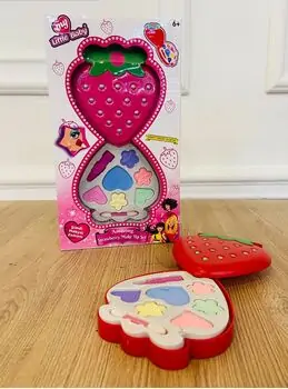 საბავშვო მაკიაჟის ნაკრები STRAWBERRY 1 PCS SET MAKE UP SET Red
