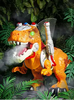 MULTIFUNCTIONAL DINOSAUR WITH MUSIC K01 სათამაშო გადასაჯდომი დინოზავრი, 3 image