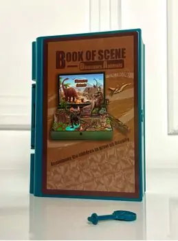 Dinosaur Scene Book F886-A1 საბავშვო სათამაშო დინოზავრი, 2 image