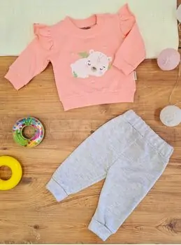 Sleepy Bear 2 In 1 Set საბავშვო ტანსაცმლის ნაკრები