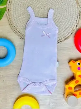 Maibella Bodysuit Cute Bow Pink ჩვილის ბოდე