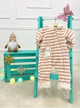 Lovely Fluffy Rabbit Romper - საბავშვო რომპერი