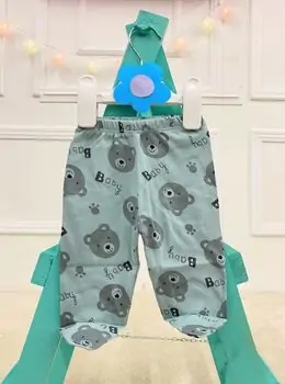 Baby Bear Trousers Green - ახაშობილის შარვალი