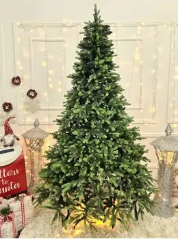 Carpathian Christmas Tree Light Green Tips 230CM PVC + PE  ნაძვის ხე შერეული სილიკონის წიწვებით, 4 image