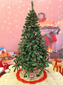 Christmas Tree With Pine Cones 210 CM ნაძვის ხე გირჩებით