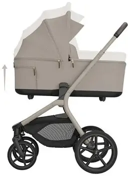 KikkaBoo Goya Platinum Champagne 3 in1 - საბავშვო ეტლის კომპლექტი, 8 image