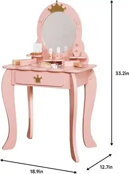 Wooden Dressing Table - სათამაშო ხის ტრილიაჟი, 4 image