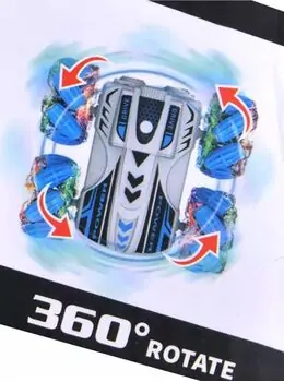 Remote Control Stunt Car With Glowing Wheels - სათამაშო დისტანციური მანქანა, 4 image