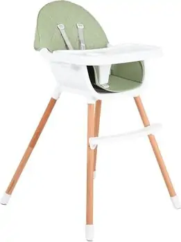 Moni Wooden High Chair Gelato 2 in 1 Mint საკვები სკამ-მაგიდა
