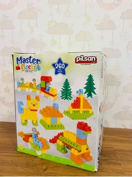 MASTER BLOCKS W ACCESSORIES 260 PCS Pilsan-ის სათამაშო კუბიკები 03 573, 3 image