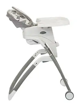 Graco DUODINER DLX 6IN1 PATCHWORK GREY საკვები სკამ-მაგიდა, 5 image