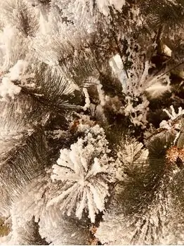 Snow-Covered Christmas Tree დათოვლილი საახალწლო ნაძვის ხე 240 სმ (OT737), 3 image