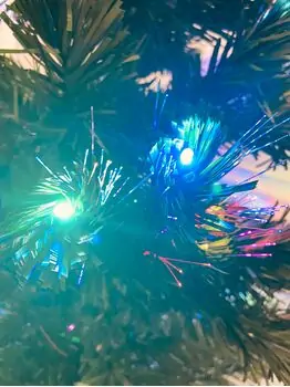 Christmas Tree With Lights And Star საახალწლო ნაძვის ხე ფერადი განათებით და ვარსკვლავით 180 სმ (OT739), 5 image