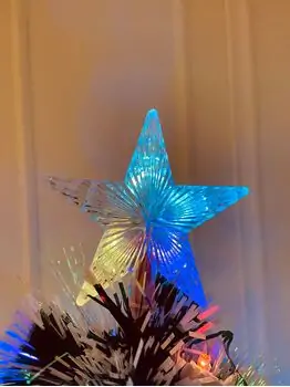 Christmas Tree With Lights And Star  საახალწლო ნაძვის ხე ფერადი განათებით და ვარსკვლავით 180 სმ (OT738), 7 image