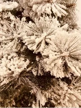 Snow-Covered Christmas Tree დათოვლილი საახალწლო ნაძვის ხე 210 სმ (OT736), 3 image