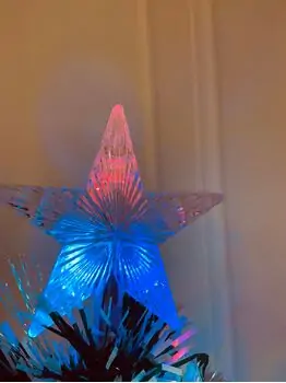 Christmas Tree With Lights And Star  საახალწლო ნაძვის ხე ფერადი განათებით და ვარსკვლავით 180 სმ (OT738), 6 image