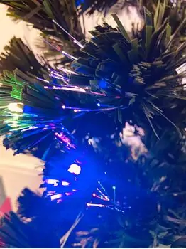Christmas Tree With Lights And Star საახალწლო ნაძვის ხე ფერადი განათებით და ვარსკვლავით 180 სმ (OT739), 6 image