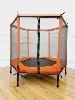 METAL &PLASTIC TRAMPOLINE 140cm ბატუტი, 2 image