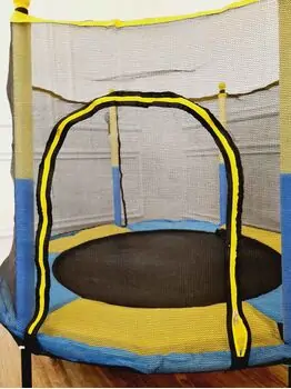 საბავშვო გასართობი ბატუტი 140სმ METAL &PLASTIC TRAMPOLINE 1.4M, 3 image