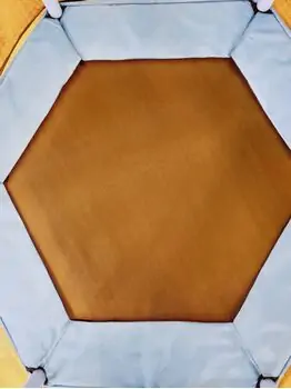 METAL &PLASTIC TRAMPOLINE 140cm ბატუტი, 4 image