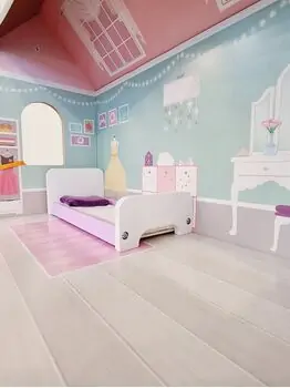 Moni Toys 4121 Wooden doll house Anna საბავშვო ხის სათამაშო თოჯინის სახლი, 6 image